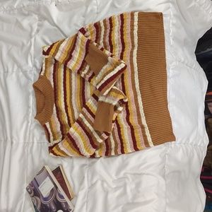 Striped sweater, vintage vibes